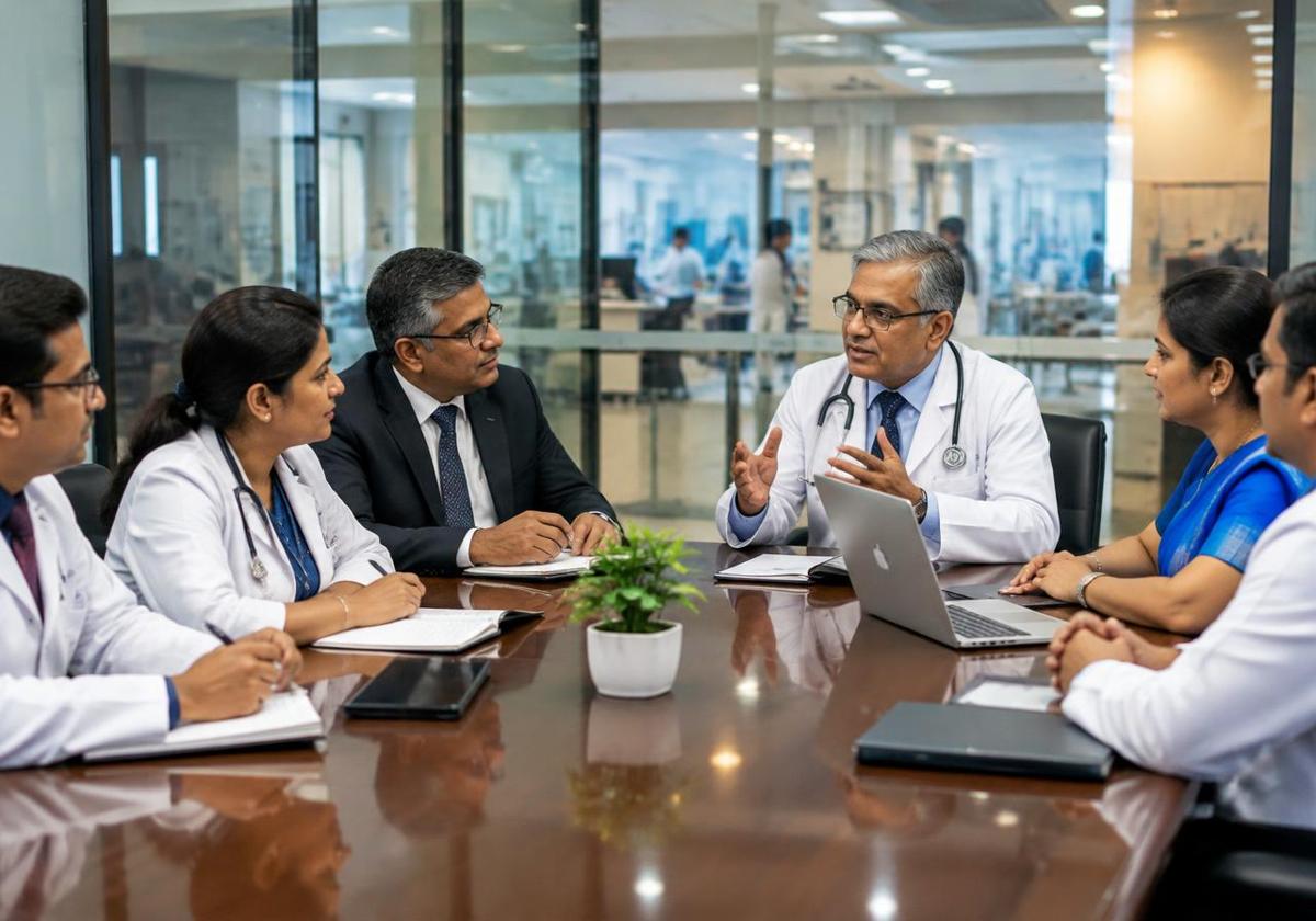 Hospital leadership team